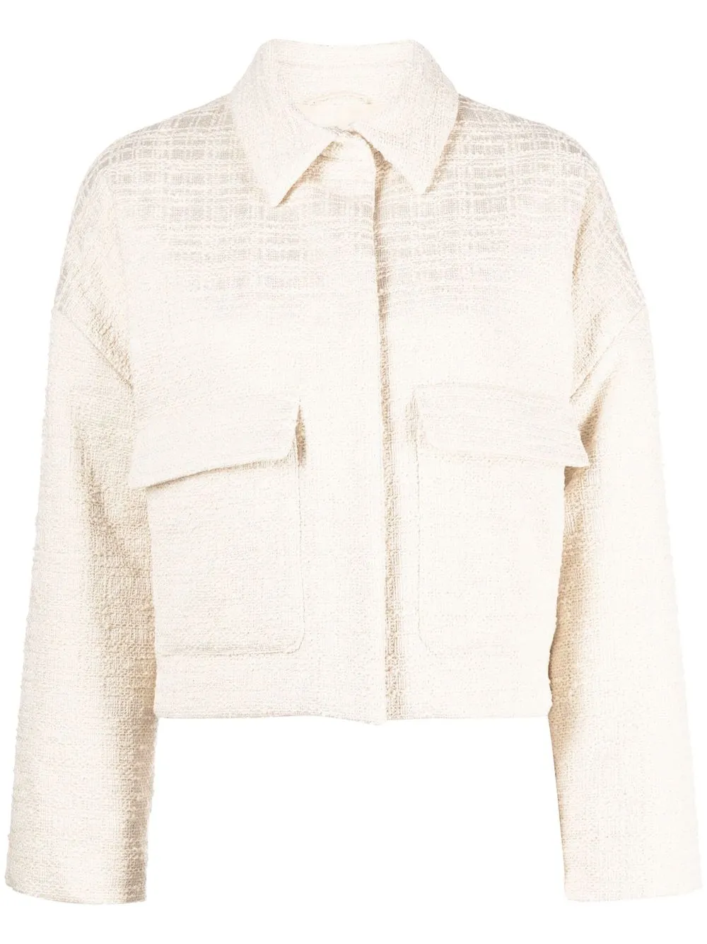 

Rochas long-sleeve cropped jacket - Neutrals