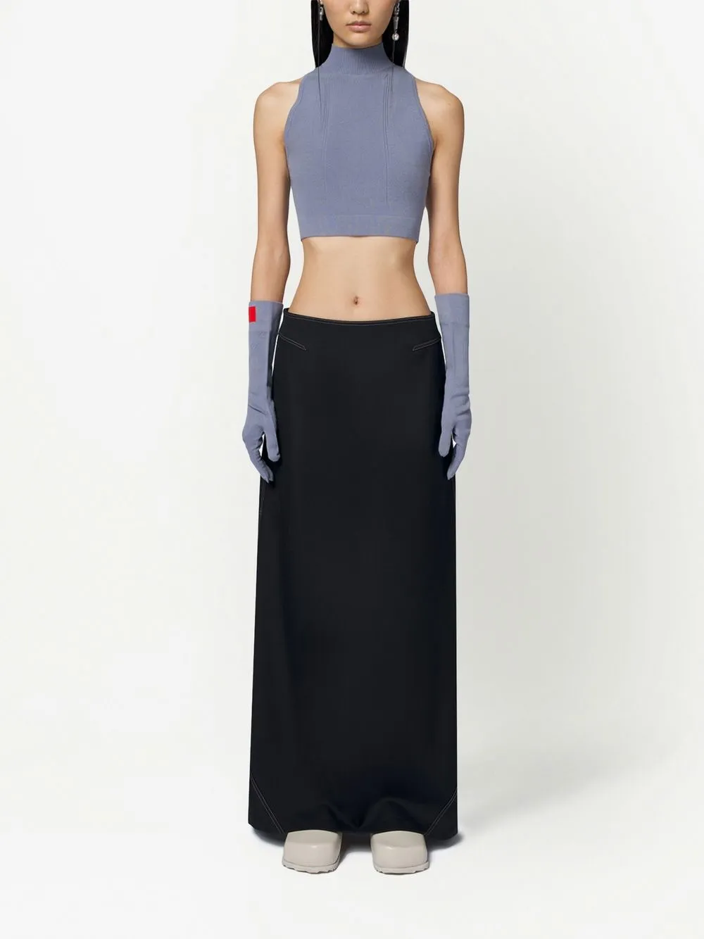 A BETTER MISTAKE Maxi-rok - Zwart