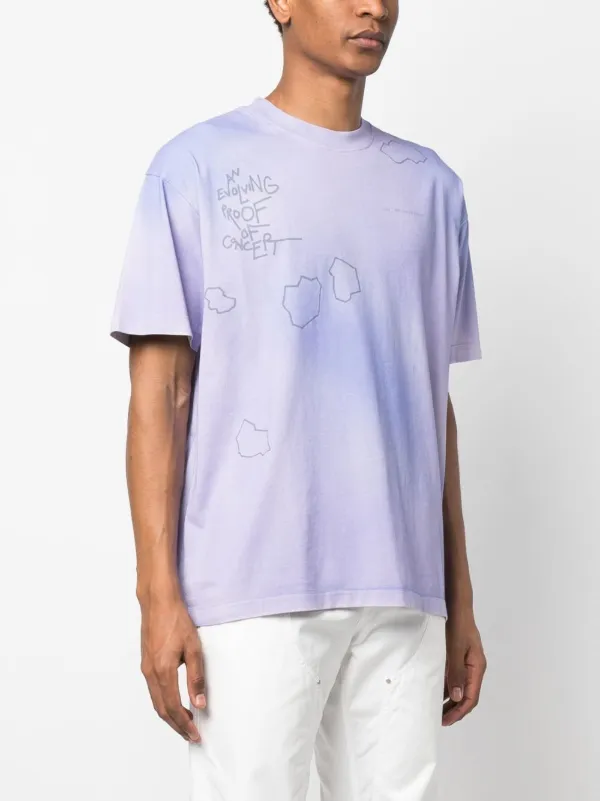 OBJECTS IV LIFE graphic-print Faded T-shirt | Purple