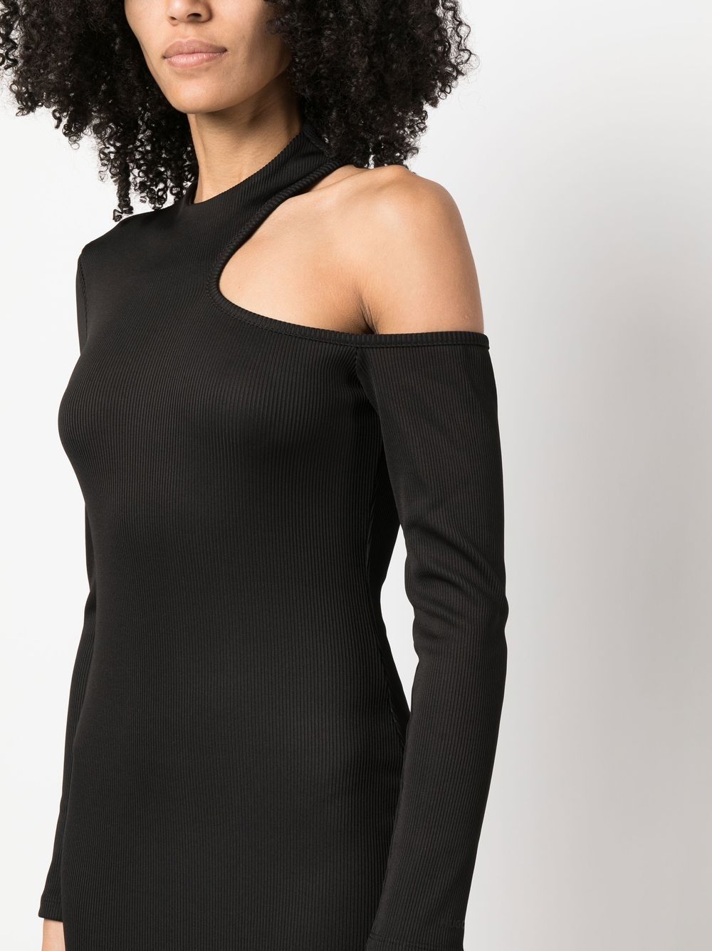 CUT-OUT LONG-SLEEVE DRESS