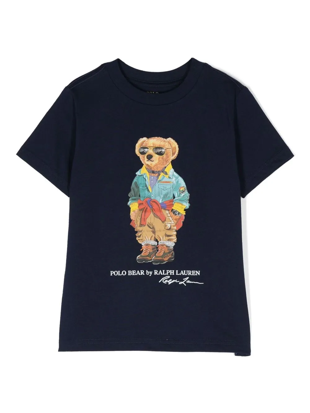 

Ralph Lauren Kids Polo Bear-print T-shirt - Blue