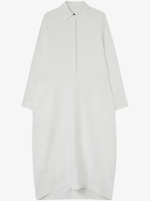 Jil Sander vestido camisero manga larga