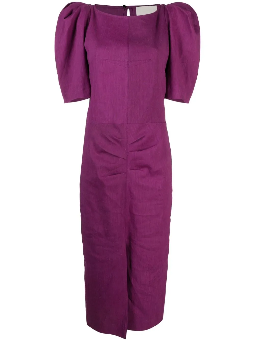 Isabel Marant Slit-detail Midi Dress In Purple