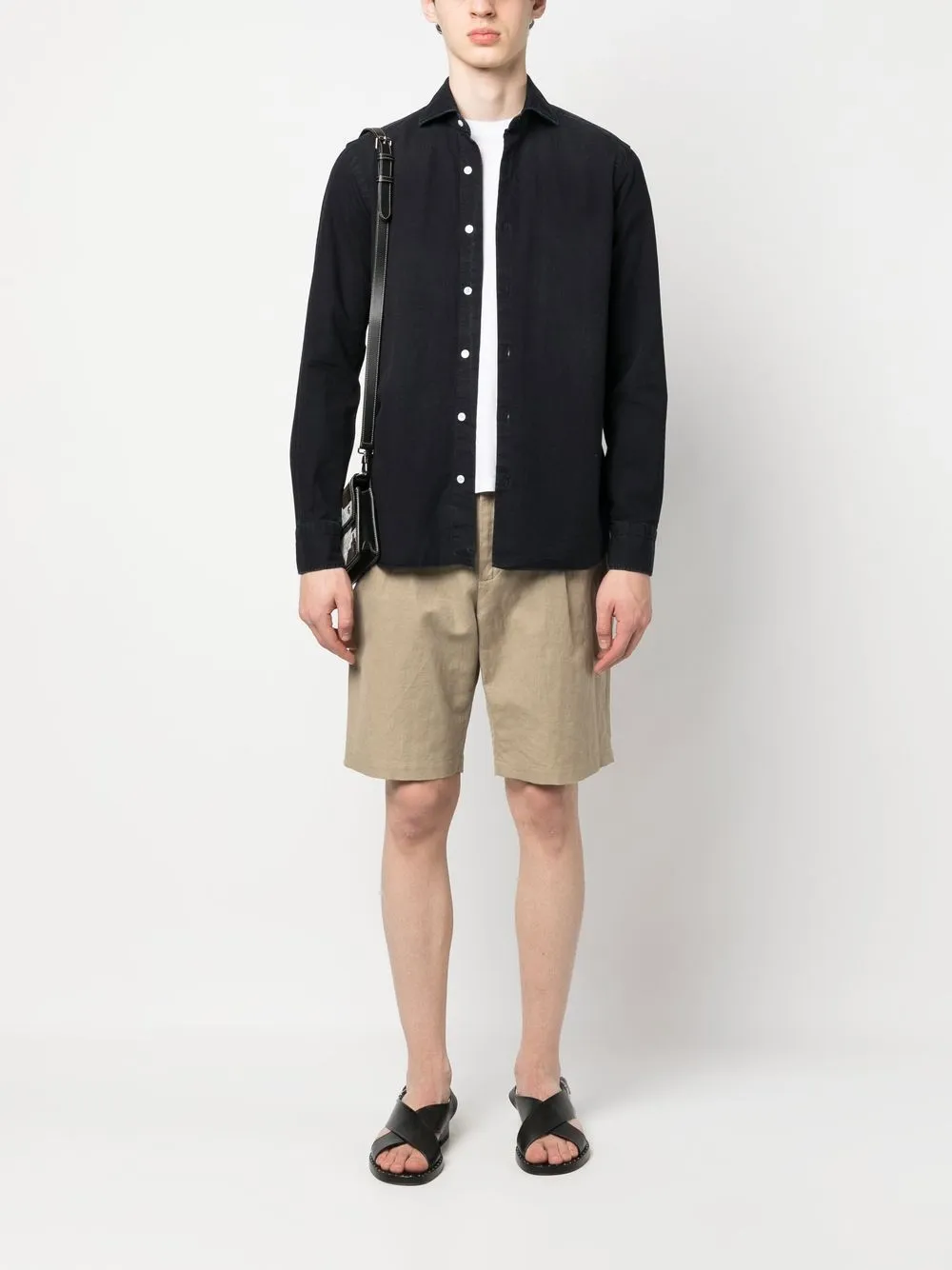 Barba Plain Spread Collar Shirt Farfetch