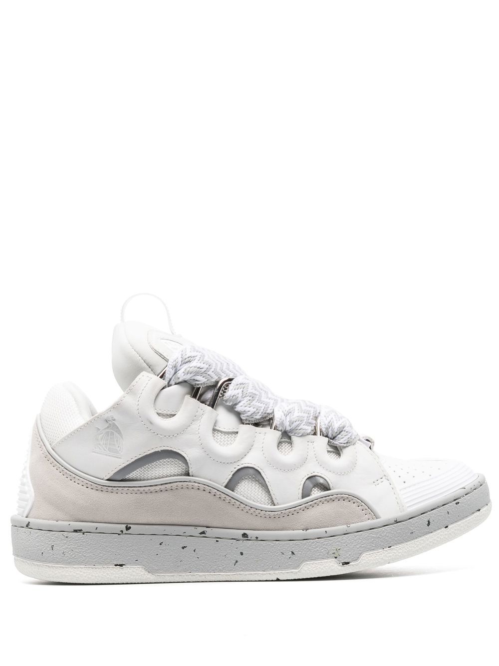 Lanvin Curb Panelled Sneakers - Farfetch