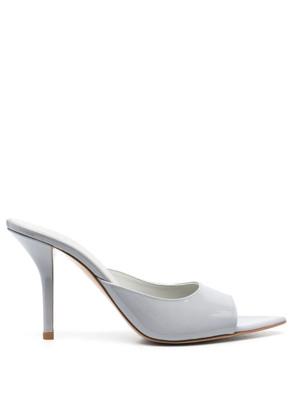 

GIABORGHINI Perni 04 85mm patent-leather mules - Grey