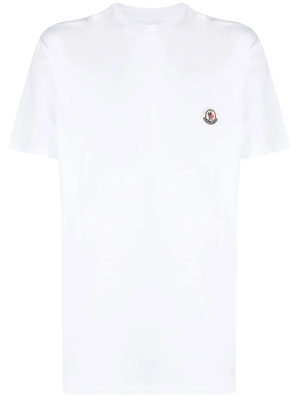 

Moncler logo-appliqué cotton T-shirt - White
