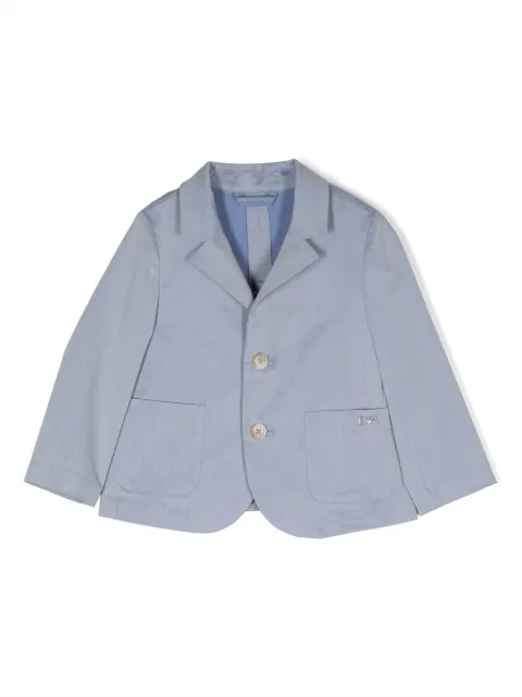 Emporio Armani Kids بليزر بصف أزرار