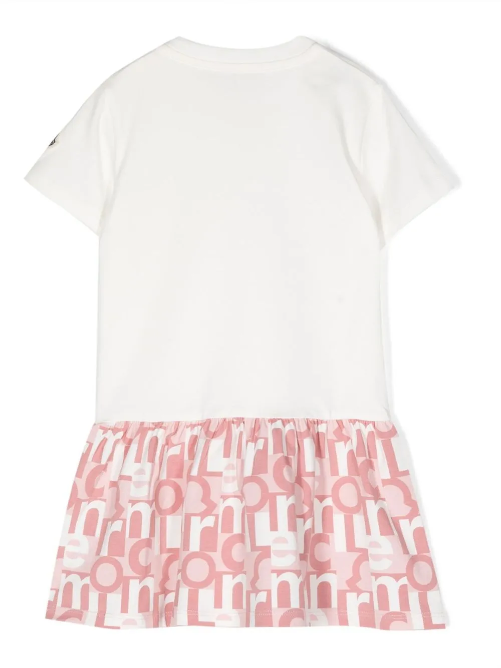 Image 2 of Moncler Enfant monogram-print T-shirt dress