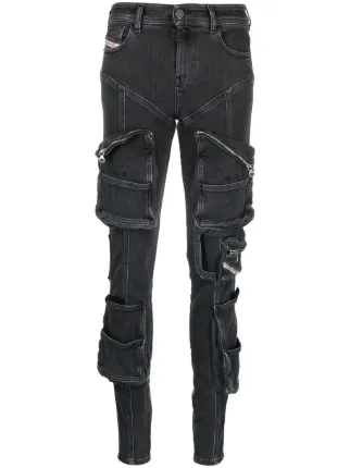 Diesel Slandy スキニージーンズ | ブラック | FARFETCH JP Diesel Slandy スキニージーンズ | ブラック | FARFETCH JP
