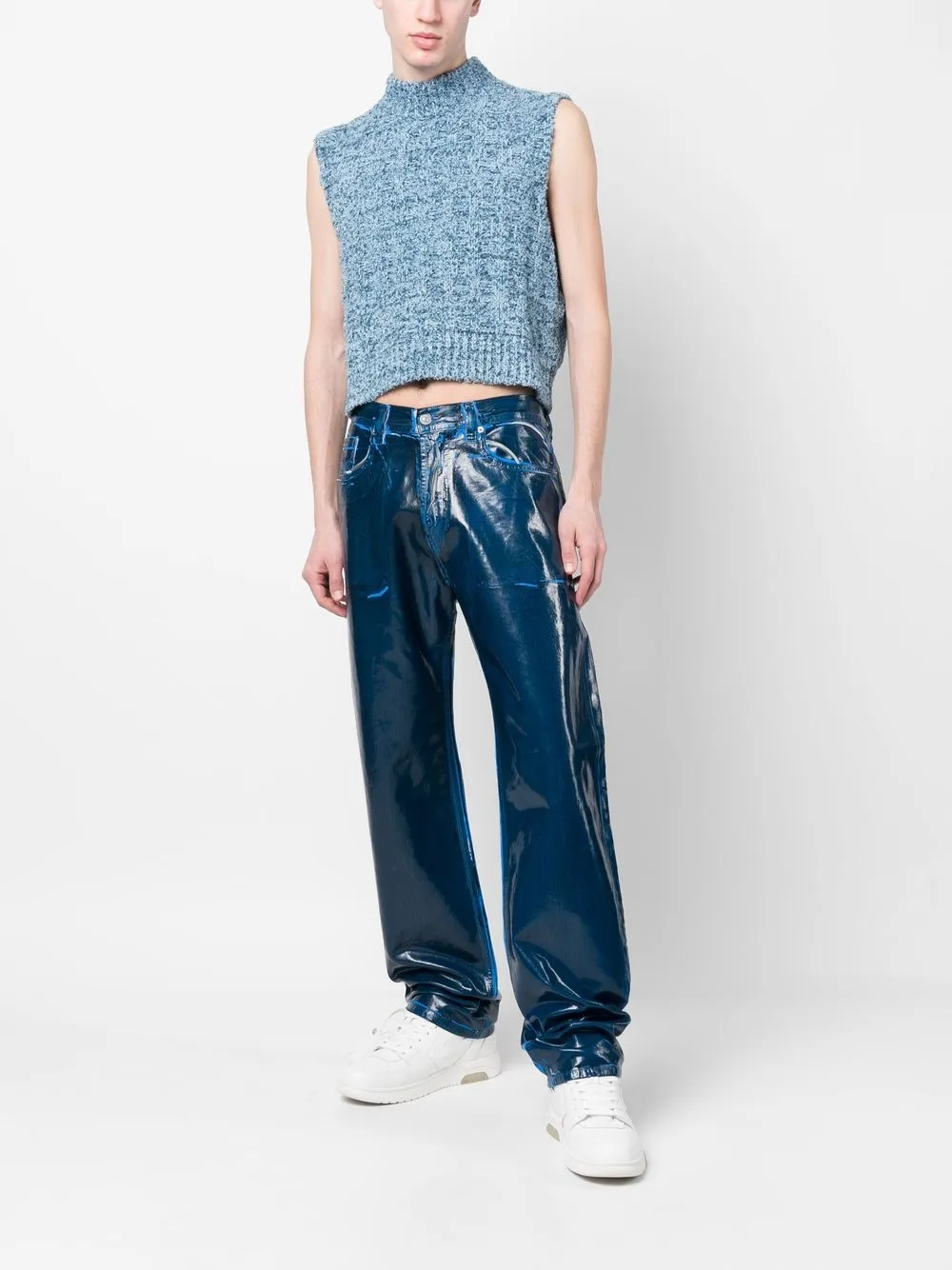 Diesel Straight broek - Blauw
