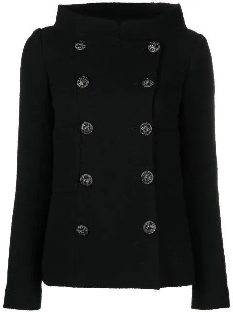 CHANEL Pre-Owned 2010s double-breasted wool jacket