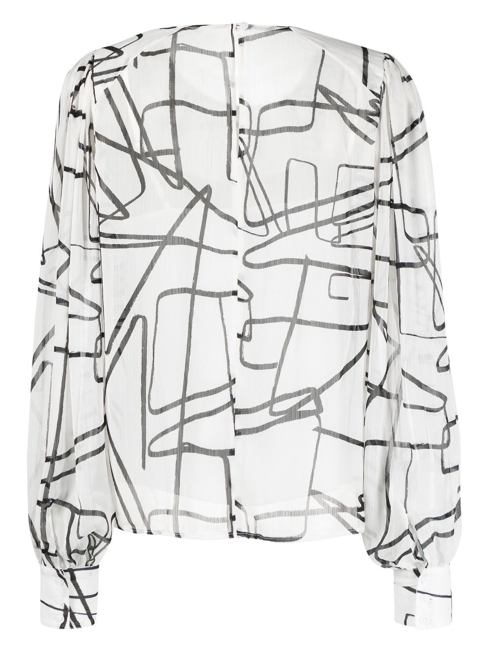 DKNY Mouwloze blouse - Wit