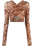 KNWLS Anti crossover cut-out top - Pink
