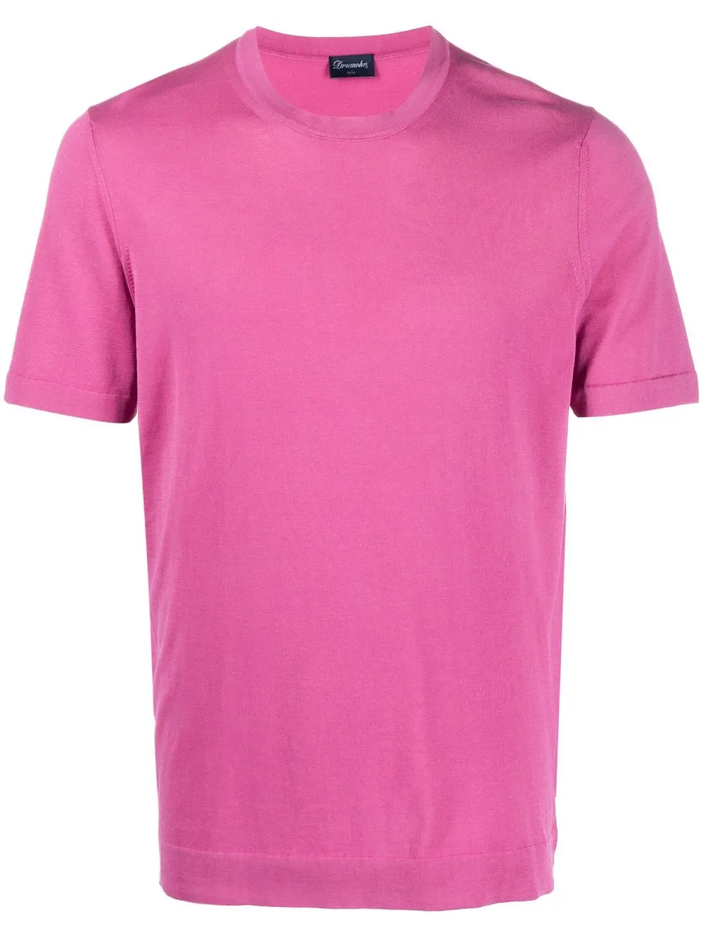 

Drumohr crew-neck short-sleeve T-shirt - Pink