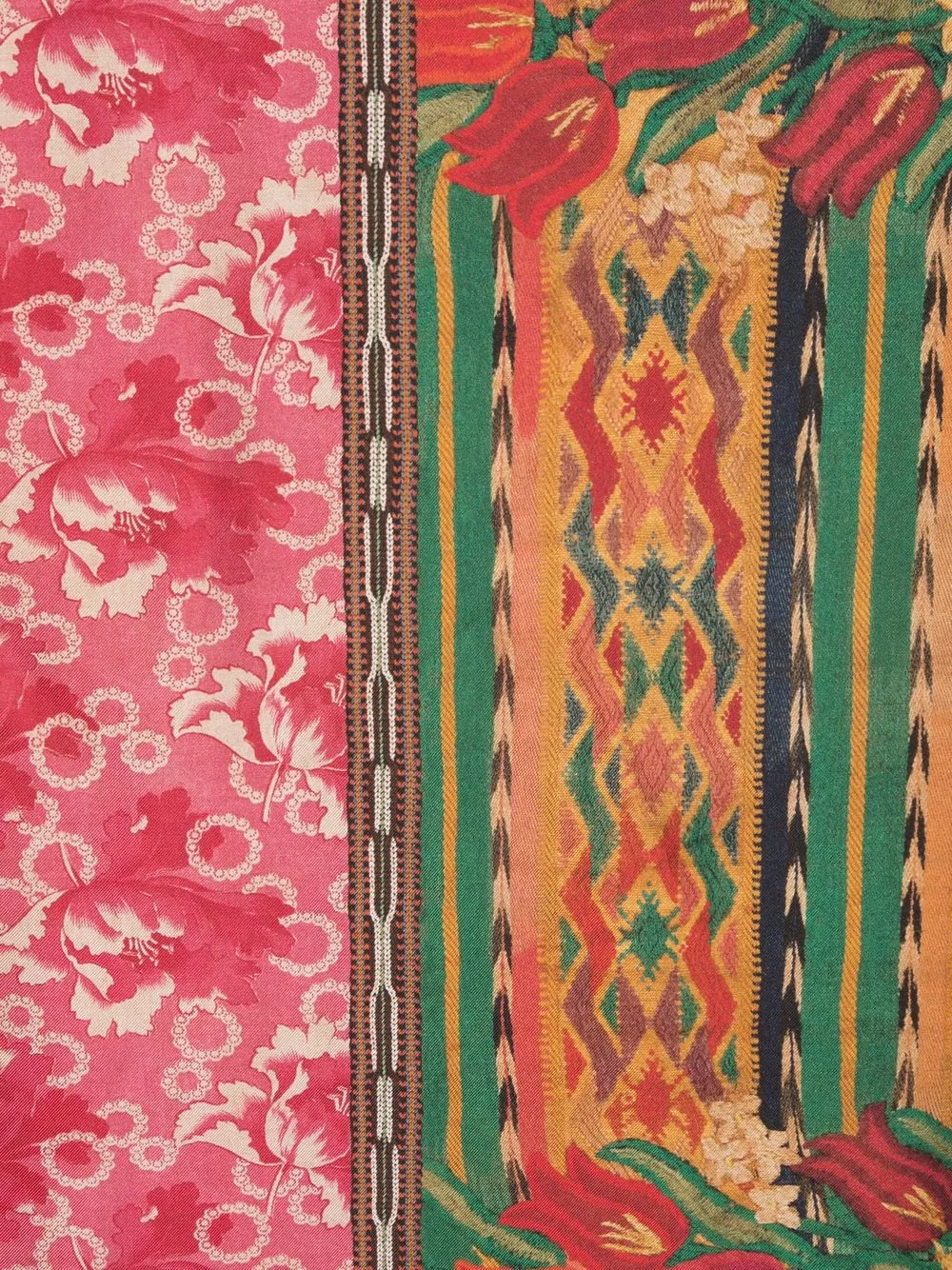 Pierre-Louis Mascia Sjaal met bloemenprint - Rood