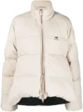 Balenciaga C-Shape logo-print puffer jacket - Neutrals
