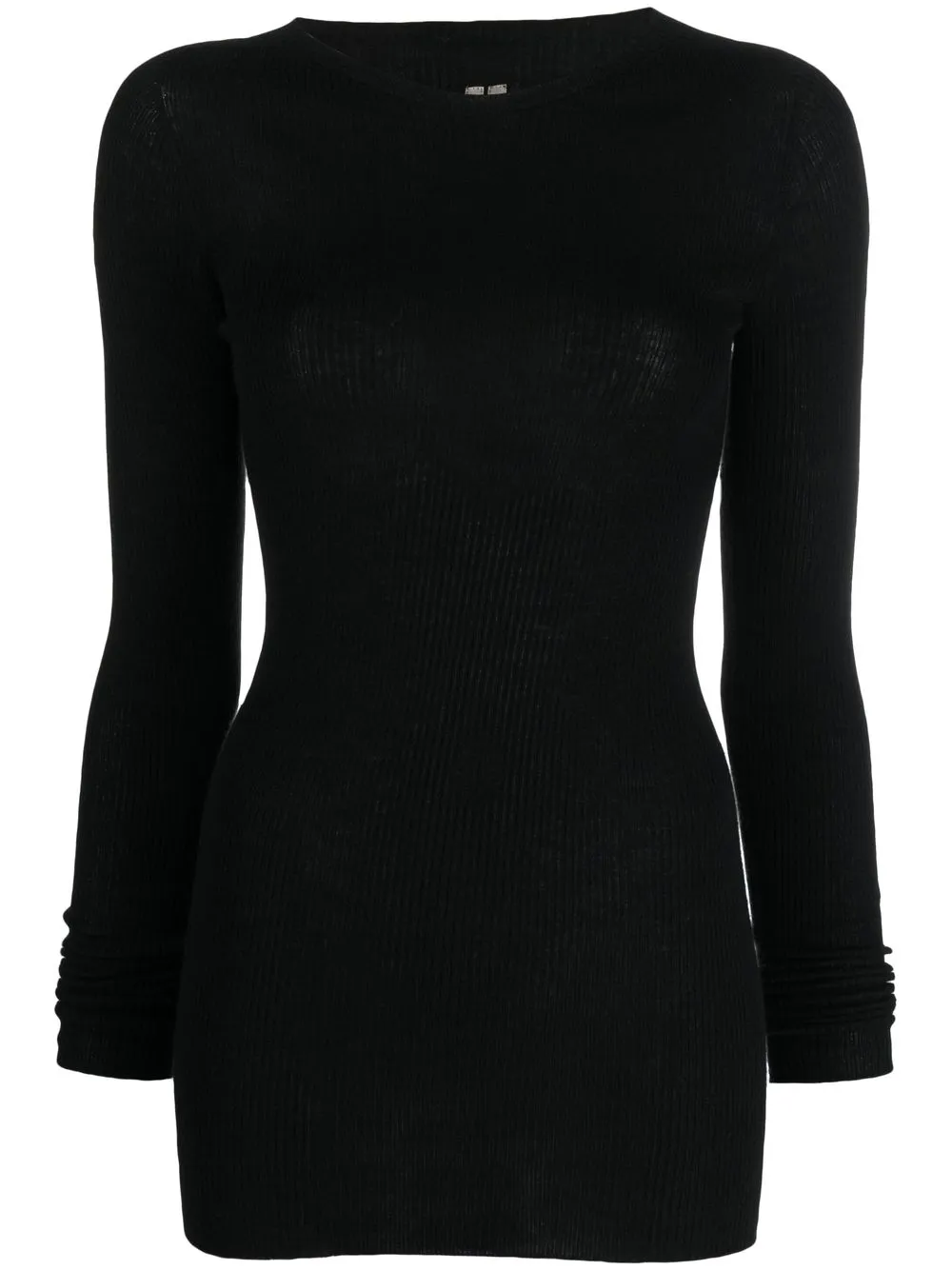 

Rick Owens ribbed virgin-wool jumper - Black