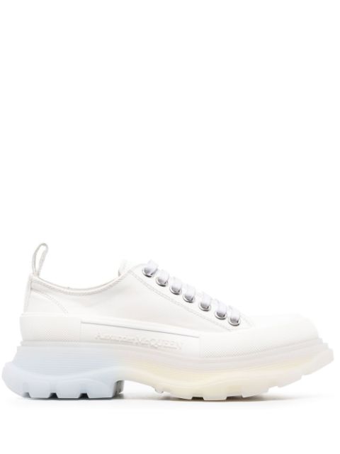 Alexander McQueen lace-up canvas shoes Women