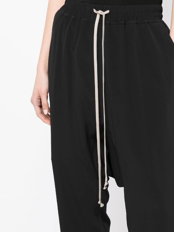 Drawstring on sale cropped trousers