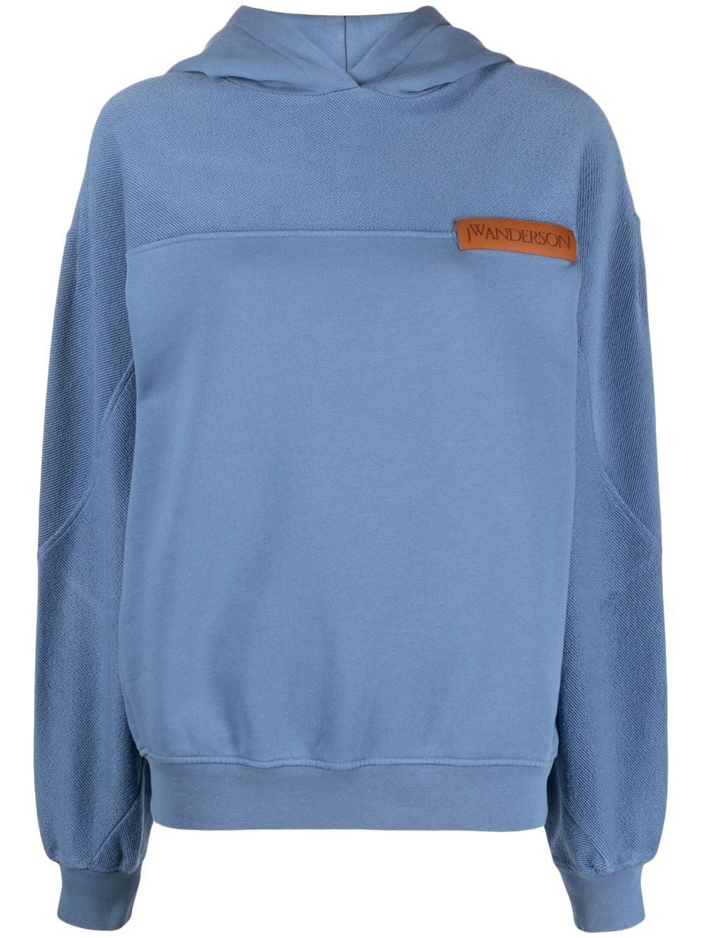 JW Anderson Logo Patch Cotton Hoodie - Farfetch