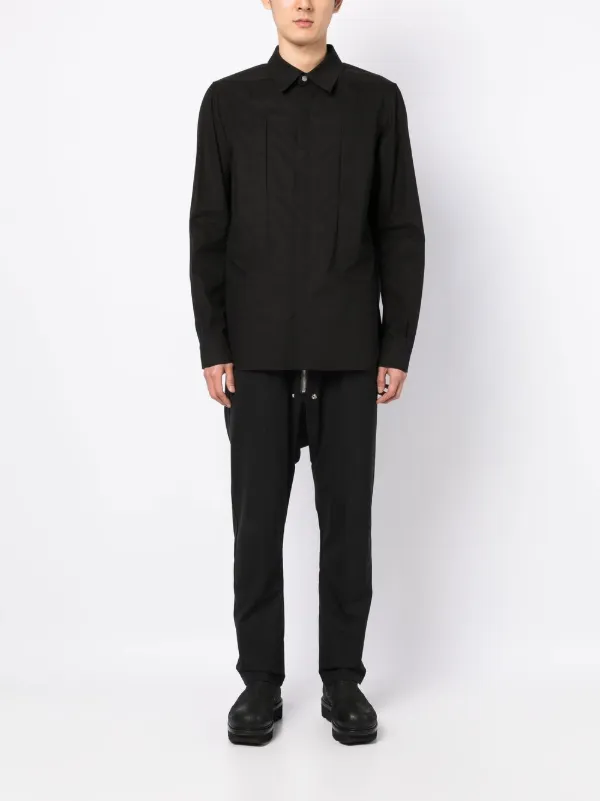 Rick Owens Fitted long-sleeved Shirt - Farfetch