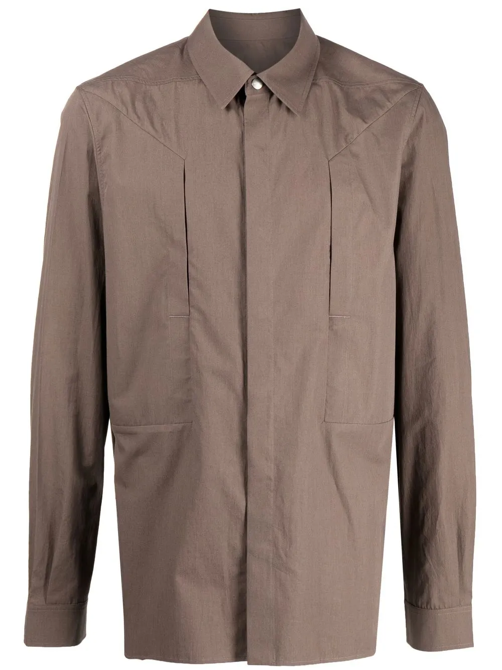 

Rick Owens camisa con botones - Marrón
