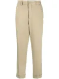 Closed tailored high-waisted trousers - Neutrals