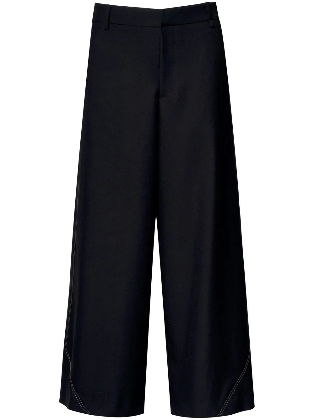 

A BETTER MISTAKE Revealing wide-leg trousers - Black