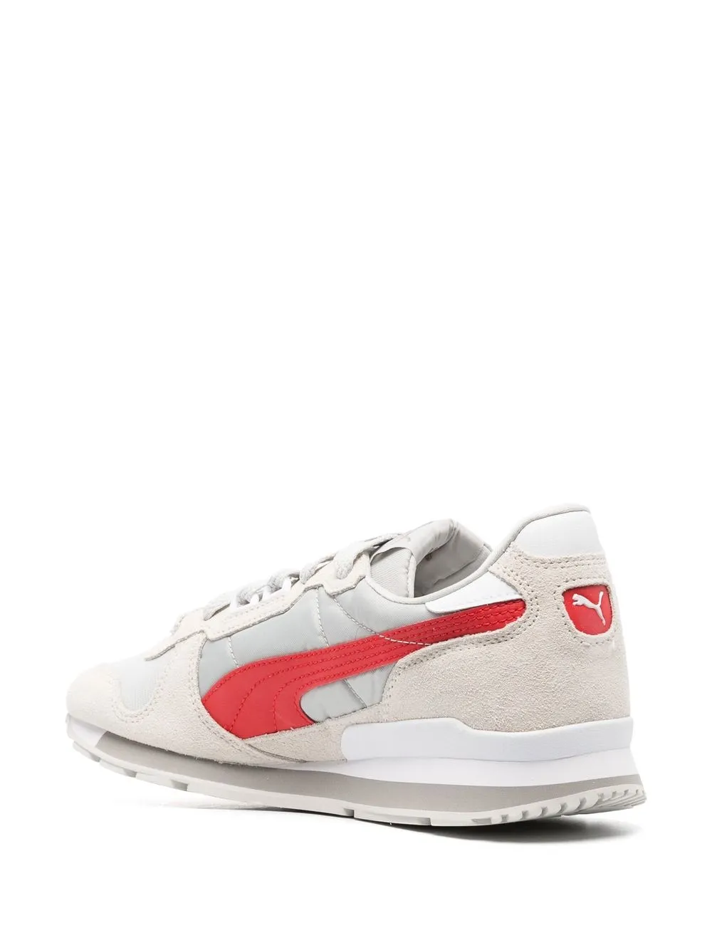 Puma Panelled Low-top Sneakers In Grey