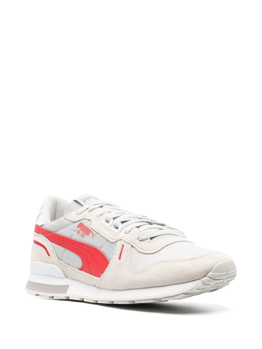 Puma Panelled Low-top Sneakers In Grey