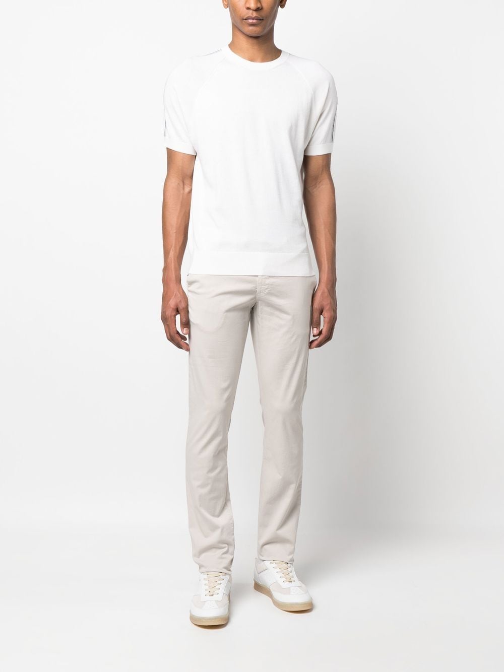 Corneliani T-shirt met ronde hals - Wit