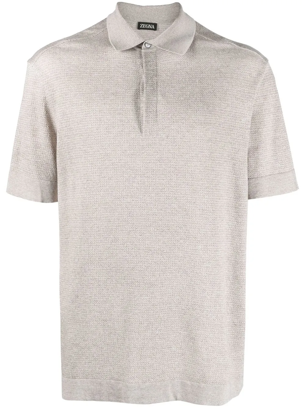 

Zegna mélange-effect polo shirt - Neutrals