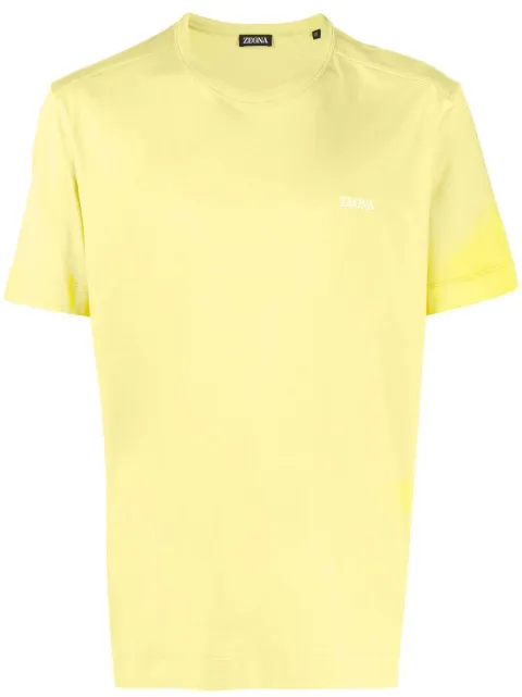 Zegna playera con logo bordado