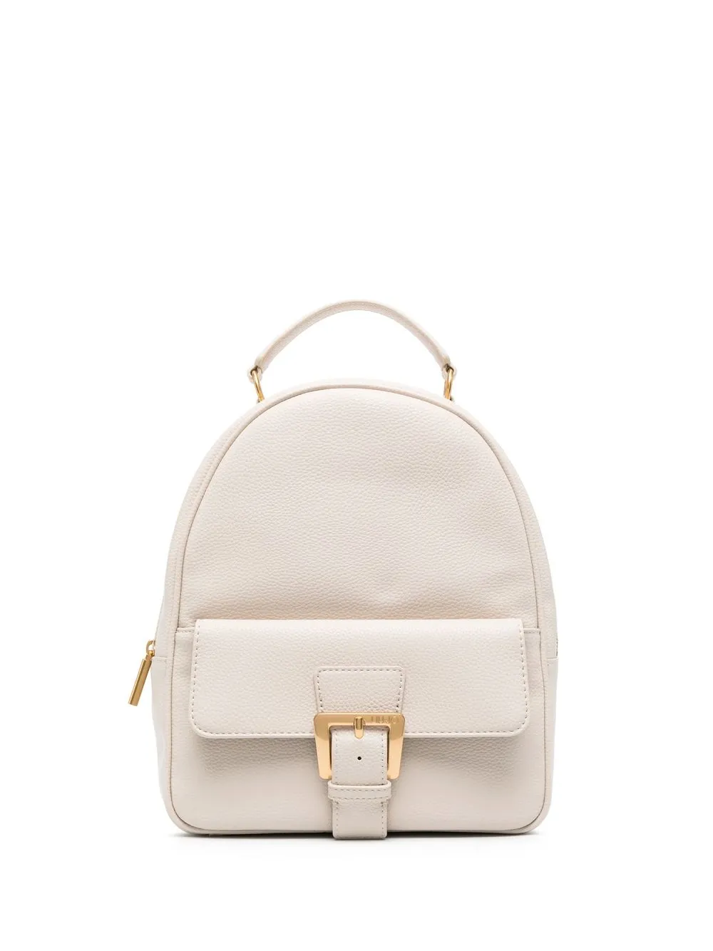 

LIU JO buckle-detail faux-leather backpack - Neutrals