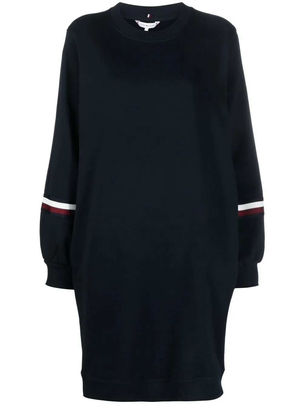 Tommy Hilfiger puff-sleeved sweatshirt dress - Blue