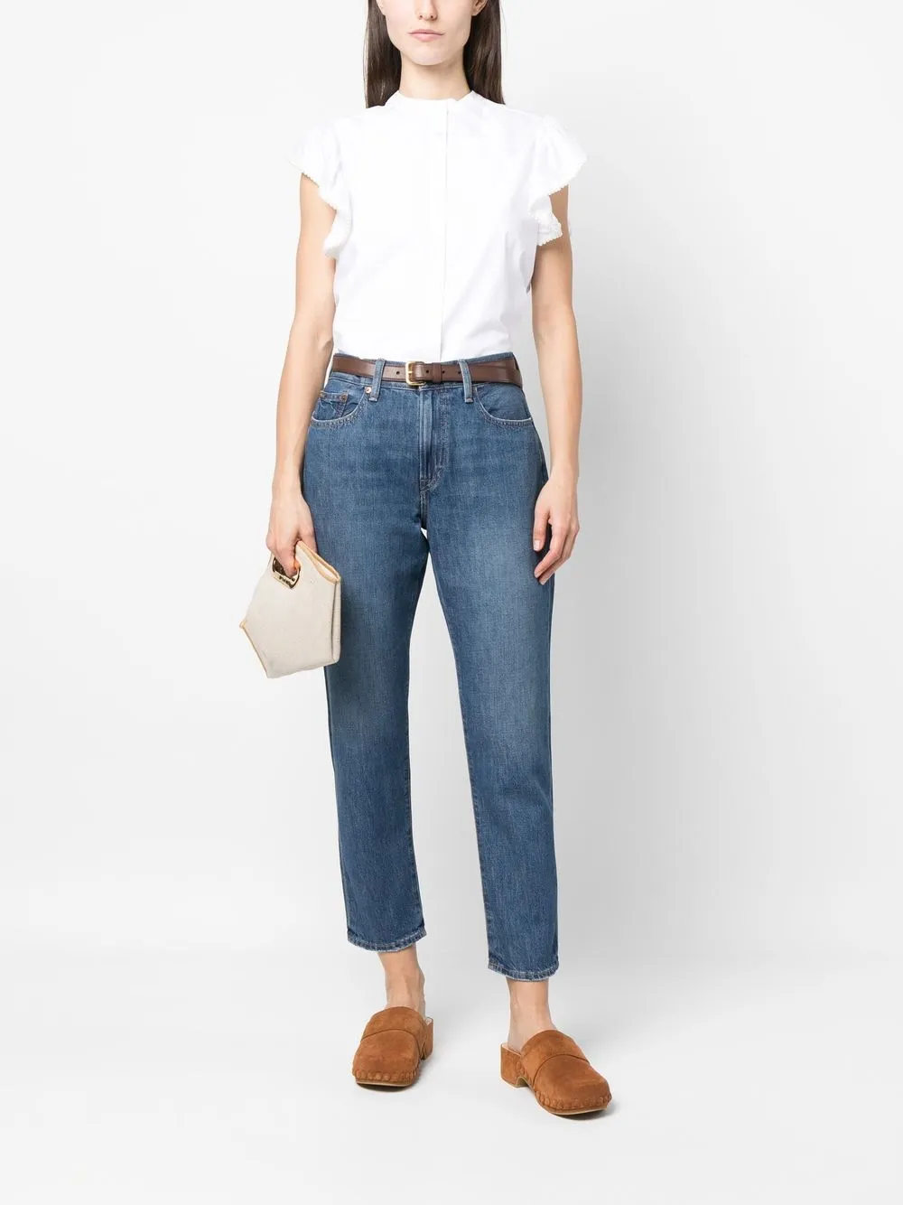 TWINSET Blouse met parel afwerking - Wit