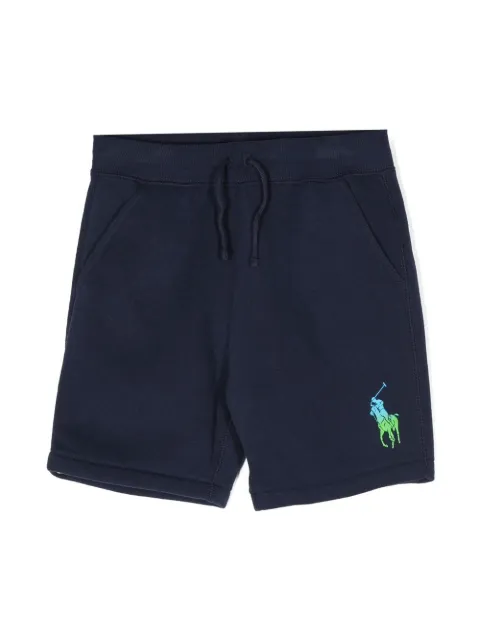 POLO RALPH LAUREN KIDS ombré Pony-print shorts