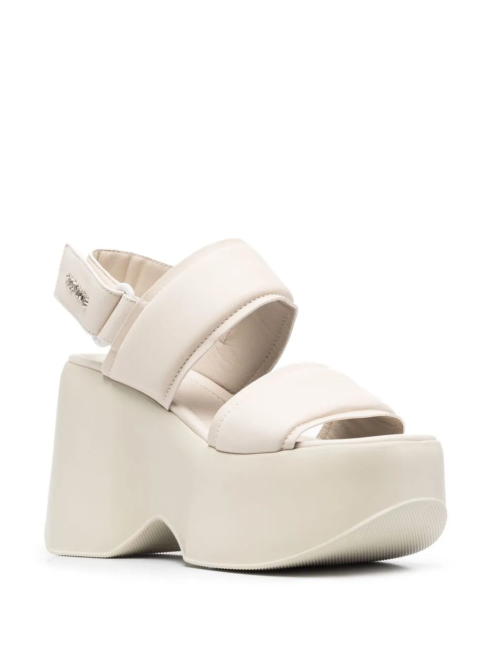 Vic Matie Travel sandalen met plateauzool - Beige