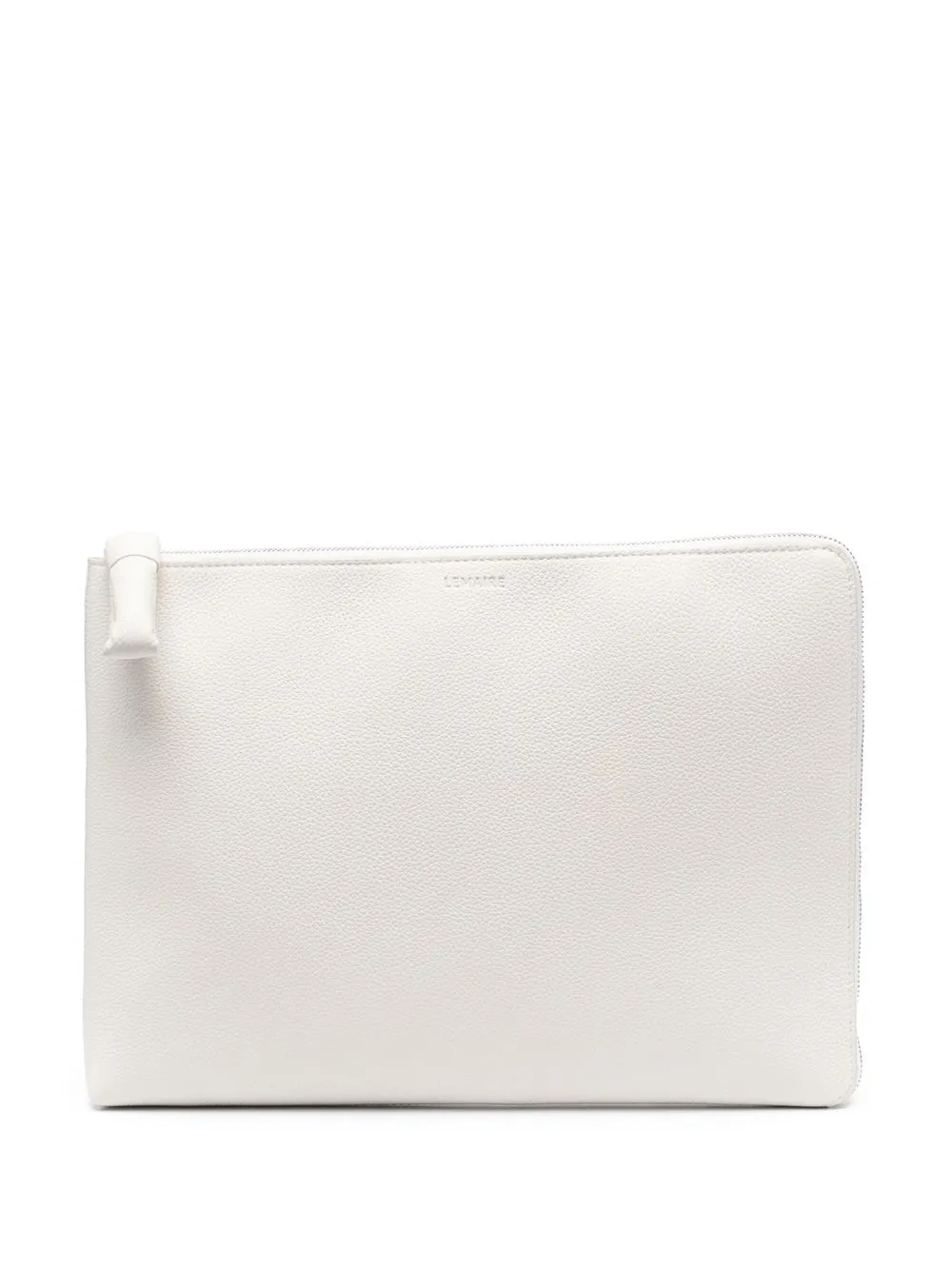 

Lemaire Tasche debossed-logo clutch - White