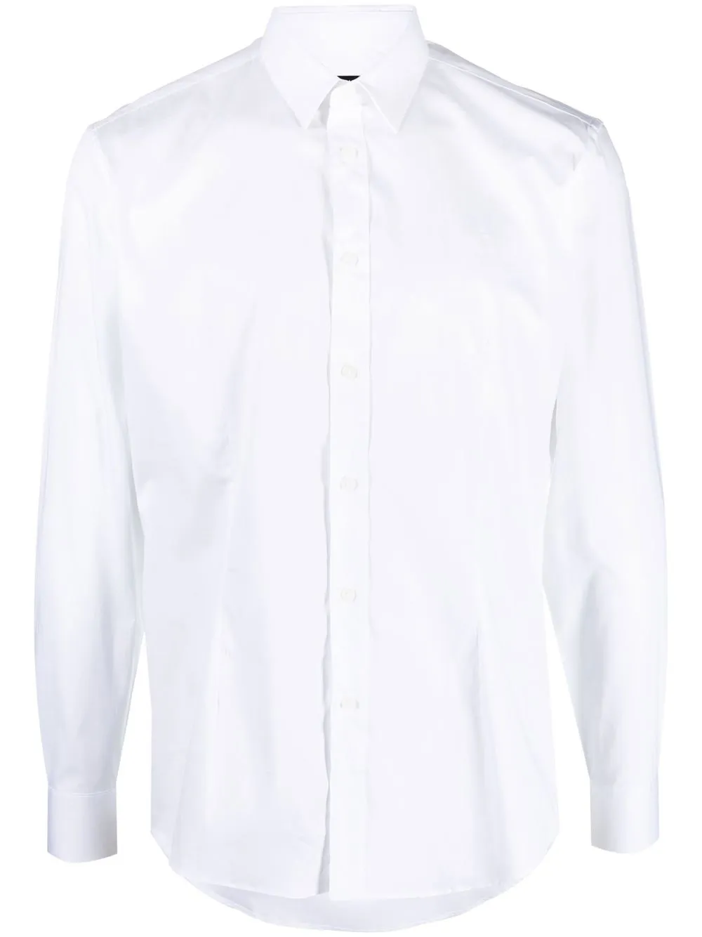 

Daniele Alessandrini dart-detail long-sleeved shirt - White