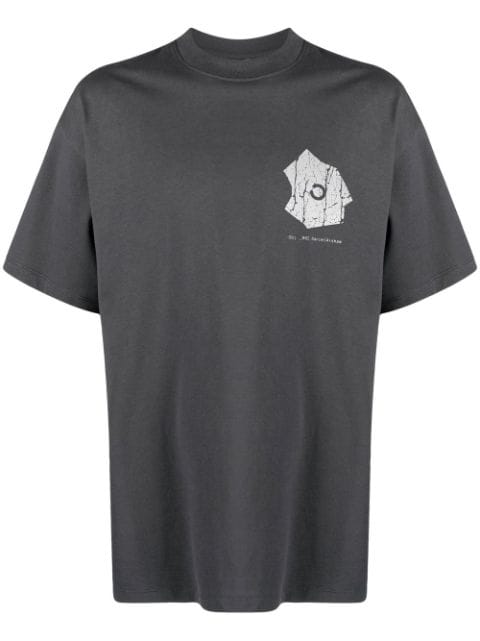 OBJECTS IV LIFE T-shirt med grafisk tryk og rund hals