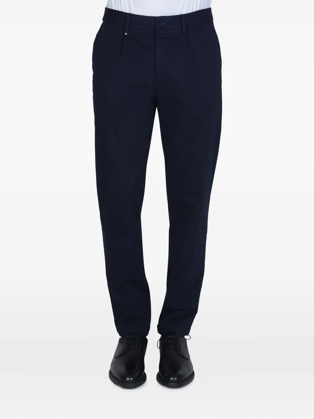 BOSS logo-patch trousers | Blue | Image 1