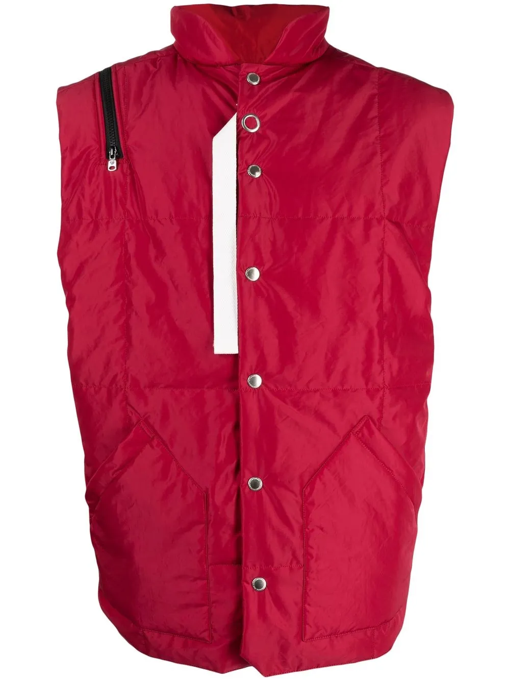 

Takahiromiyashita The Soloist padded sleeveless gilet - Red