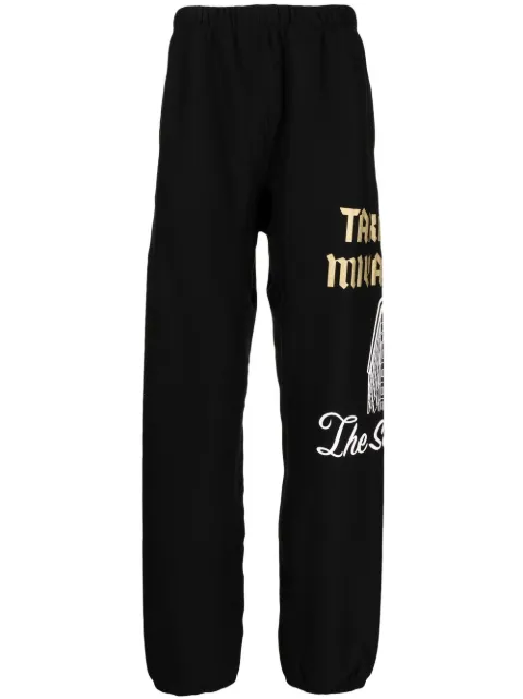 Takahiromiyashita The Soloist pants con logo estampado a un lado