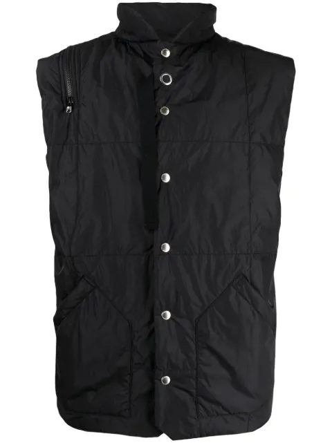 Takahiromiyashita The Soloist padded high neck gilet