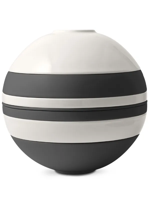 値下げ中！ビレロイ&ボッホ　LA BOULE ブラック＆ホワイト 7ピースセット Villeroy & Boch Iconic La Boule プレート セット | ホワイト