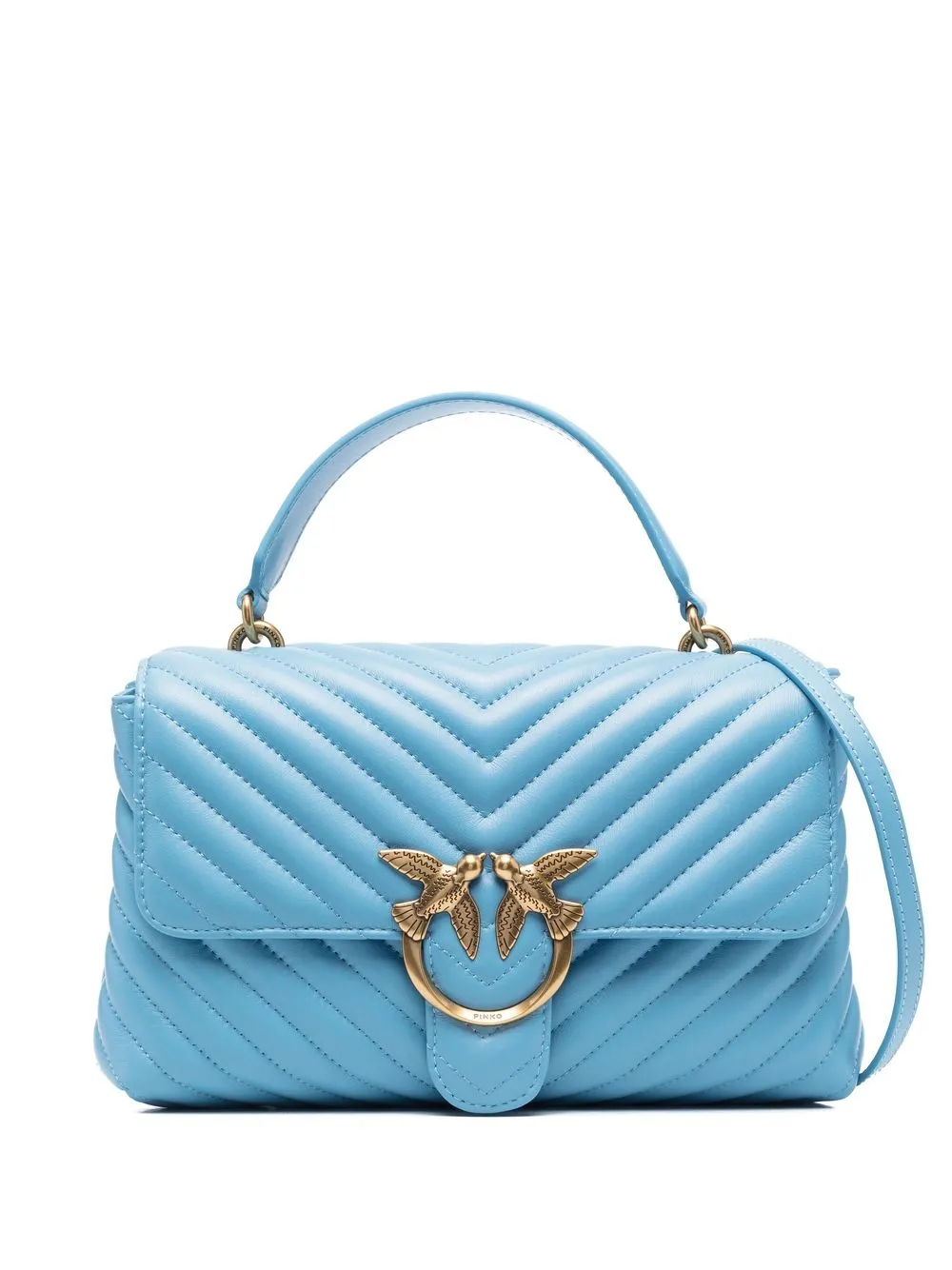 

PINKO bolsa Puff Chevron Lady Love - Azul