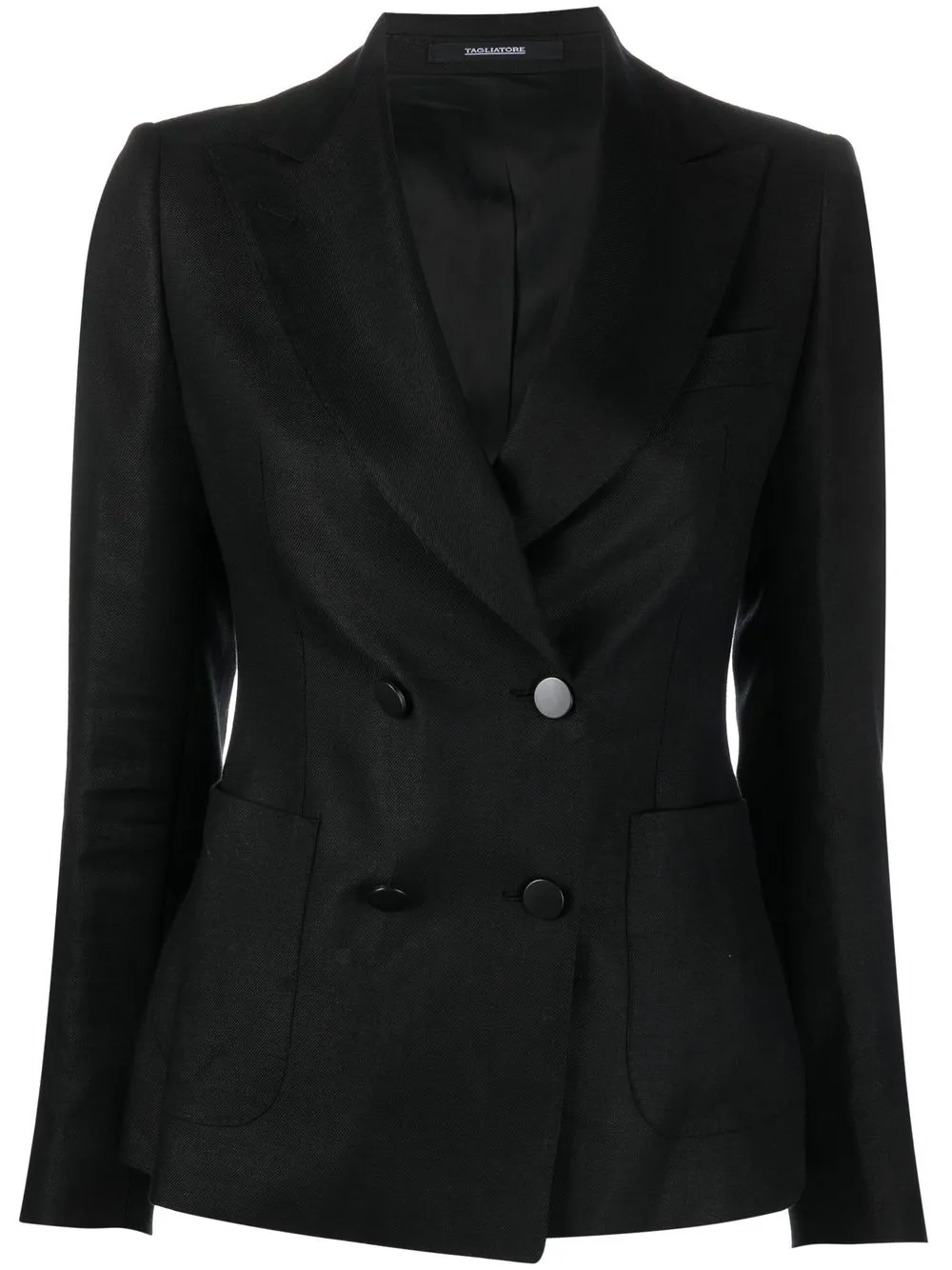 

Tagliatore blazer con doble botonadura - Negro