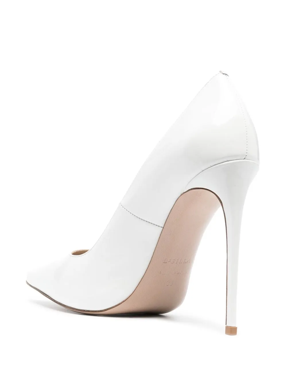  Le Silla Eva Pointed-toe Pumps - White 